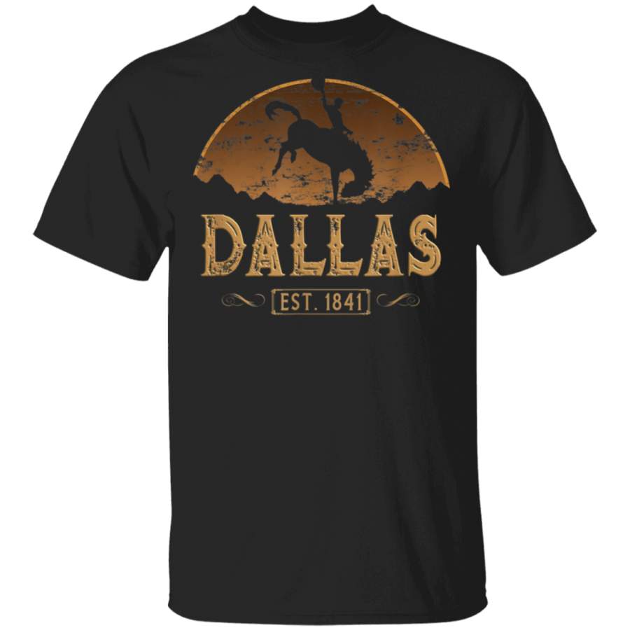 Dallas Texas TX Wild West Cowboy Gift TShirt Dallas Cowboys T Shirt