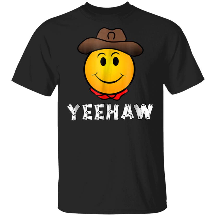 Cowboy Yeehaw Emoji T shirt Western Rodeo Tee Dallas Cowboys T Shirt