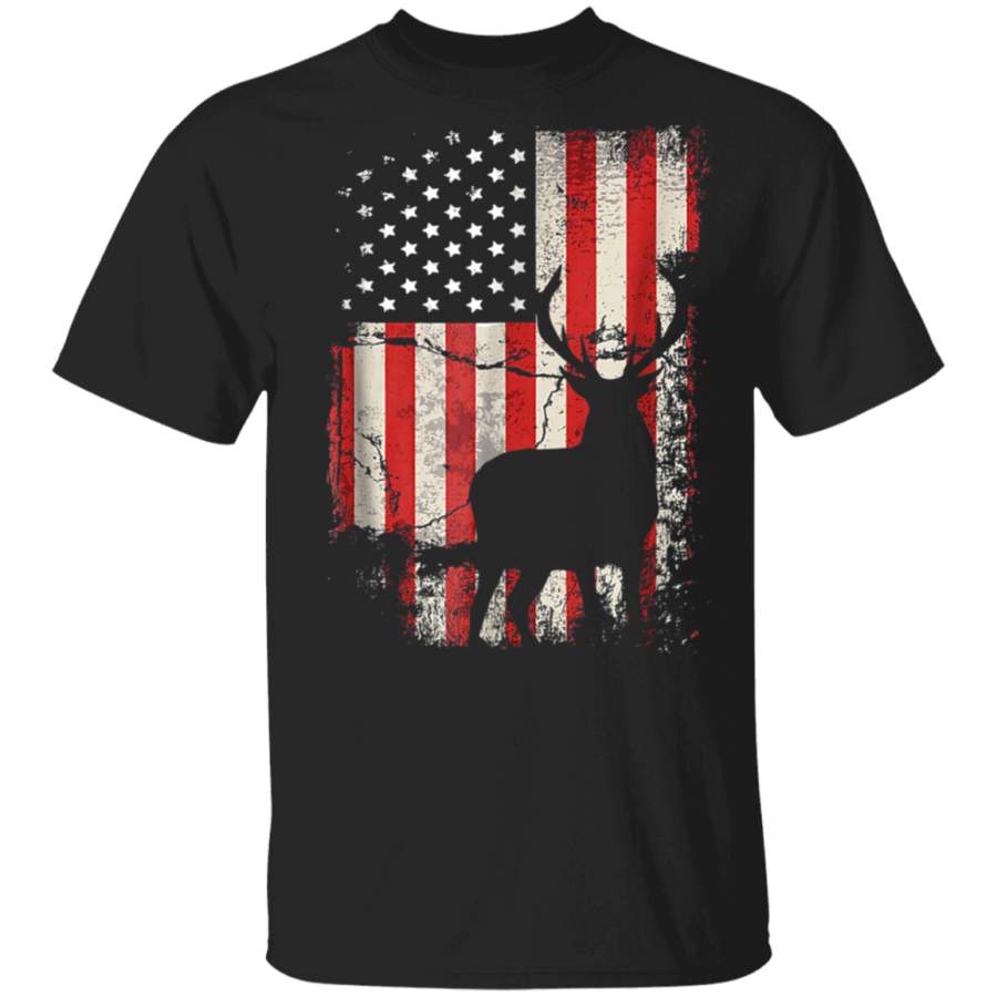 Deer Hunting Flag TShirt father’s day t shirts