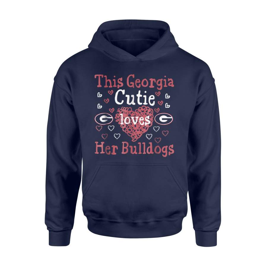 Bulldogs – This Georgia Cutie Love Her Bulldogs Hoodie