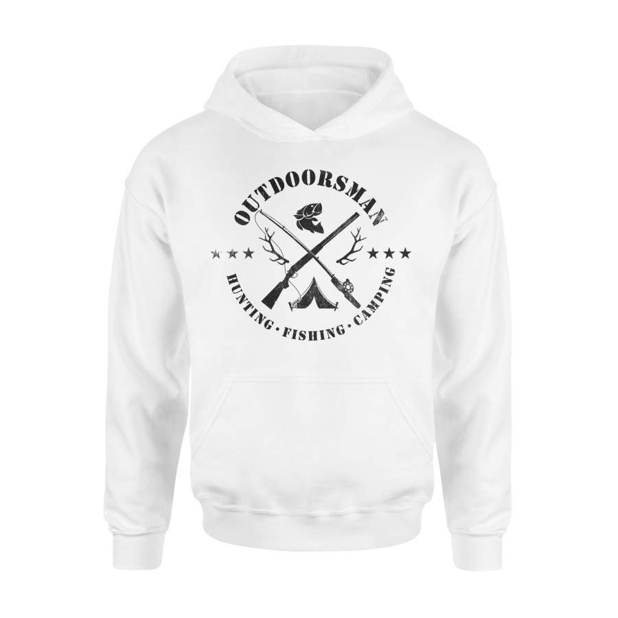 Cool Outdoorsman Hunting Fishing Camping Hoodie