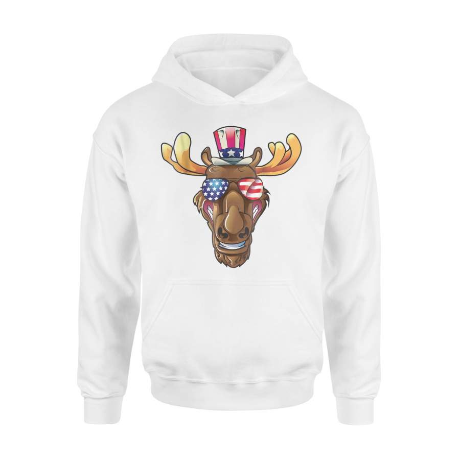 4th Of July Elk Hunting Premium Hoodie