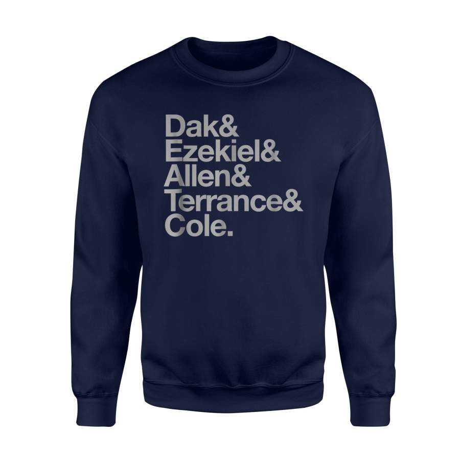 Dallas Football Names Sweatshirt