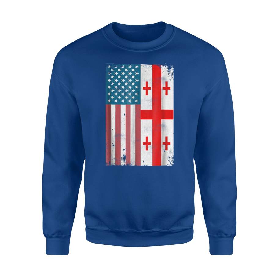 American Georgian Flag Georgia Republic Country Sweatshirt