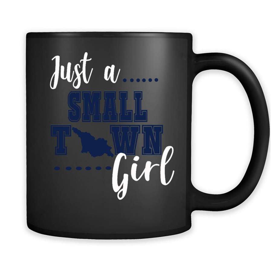 Just A Small Town Georgia Girl – Full-Wrap Coffee Black Mug