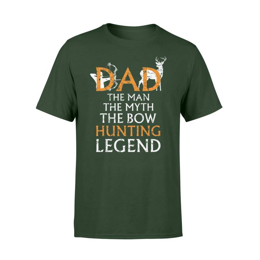 Deer Hunting Cool Gift For Dad Bow Hunting Gift T-Shirt