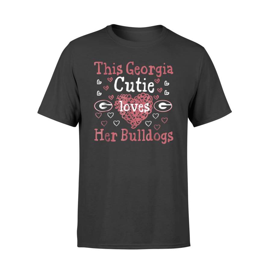 Bulldogs – This Georgia Cutie Love Her Bulldogs T Shirt