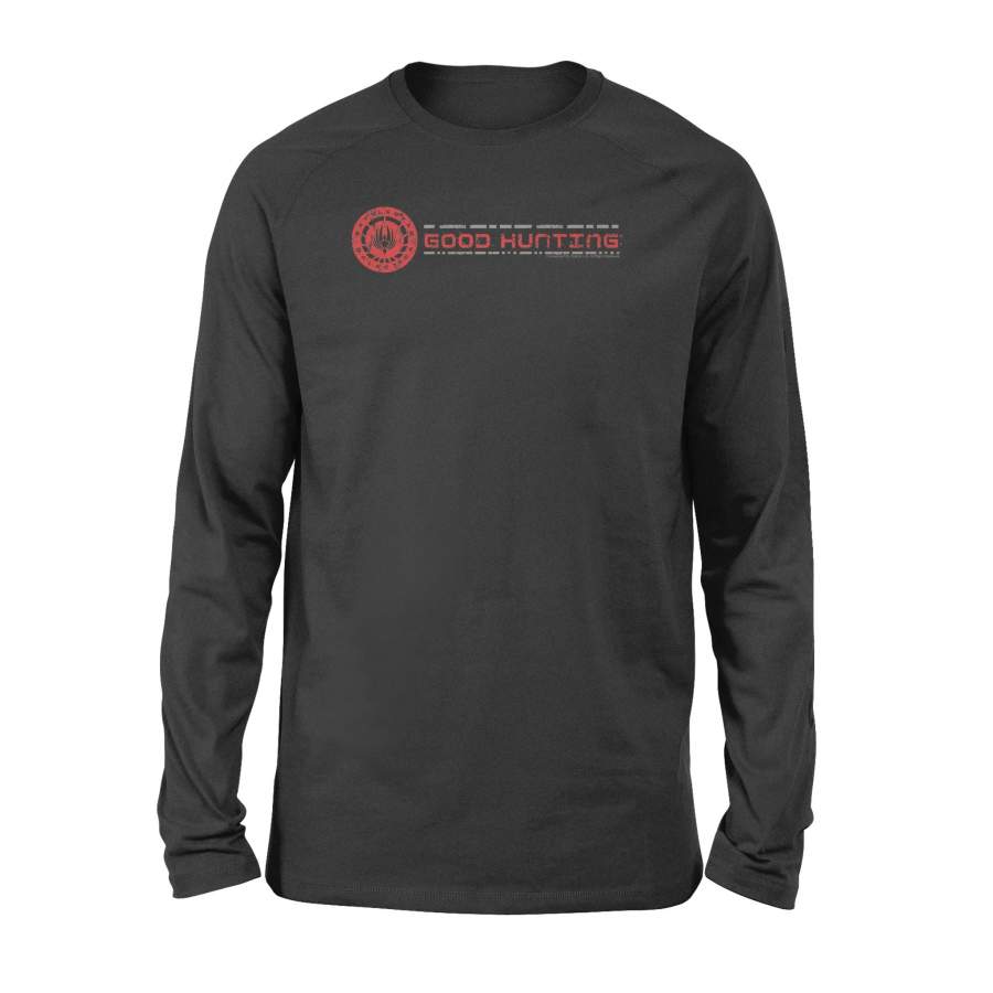 Battlestar Galactica Good Hunting Logo Premium T Shirt – Standard Long Sleeve