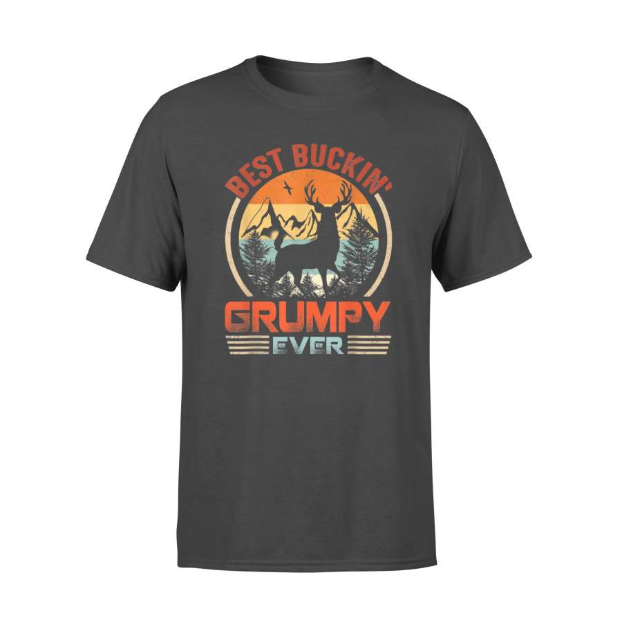 Best Buckin’ Grumpy Ever Shirt Deer Hunting Bucking Father Shirt – Comfort T-shirt