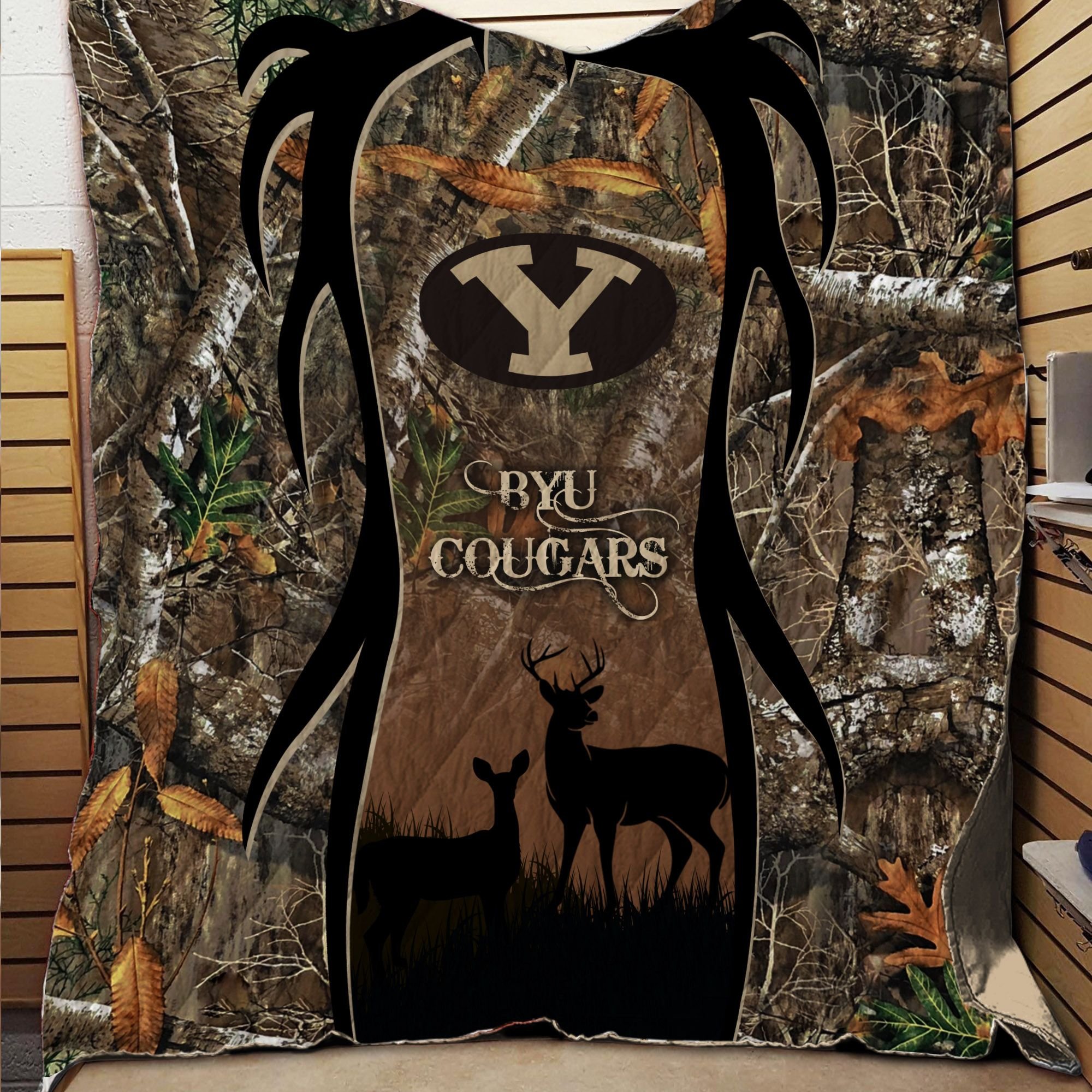 BYU Cougars Hunting Realtree Camo Quilt 263 L1MTH1495