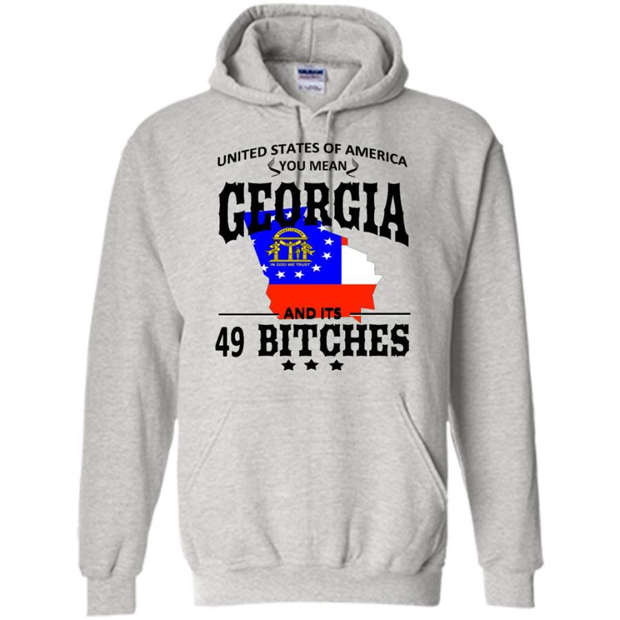 United States Of America You Mean Georgia And Its 49 Bitches – Gildan Heavy Blend Hoodie