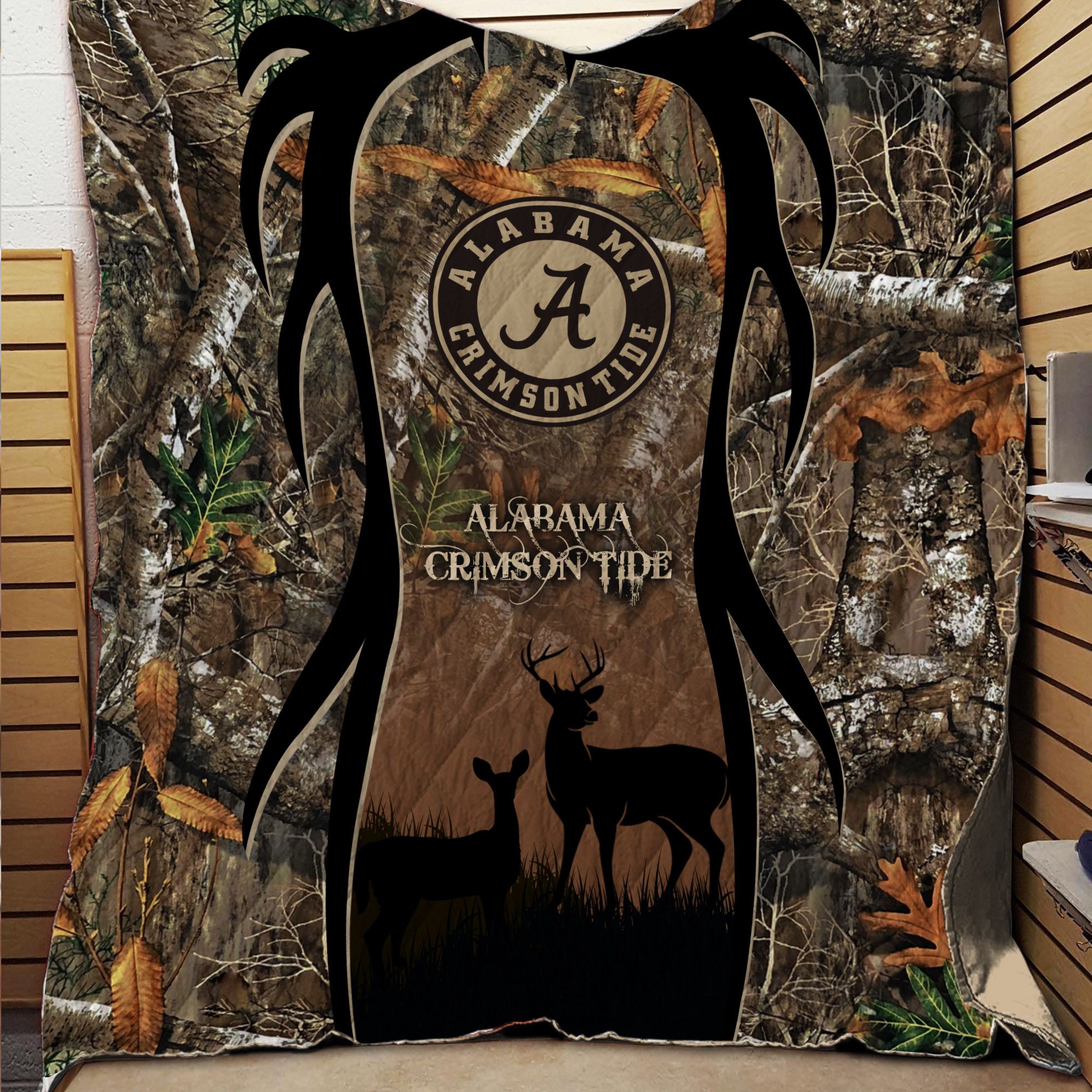 Alabama Crimson Tide Hunting Realtree Camo Quilt 263 L1MTH1492