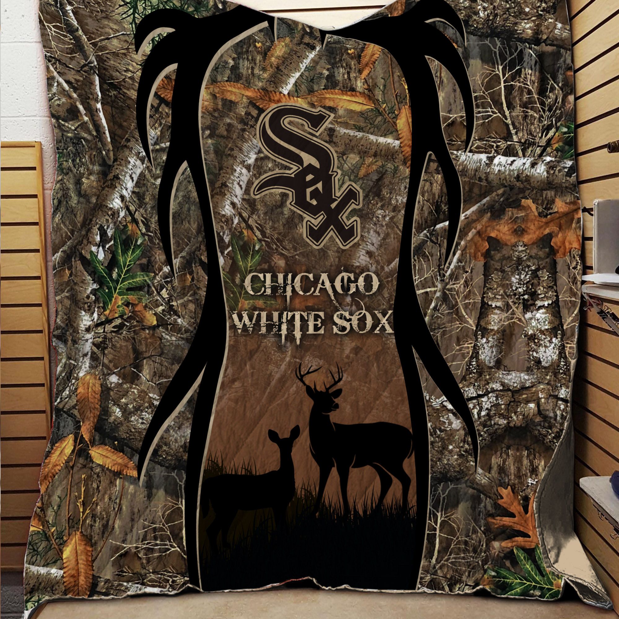 Chicago White Sox Hunting Realtree Camo Quilt 263 L1MTH1849