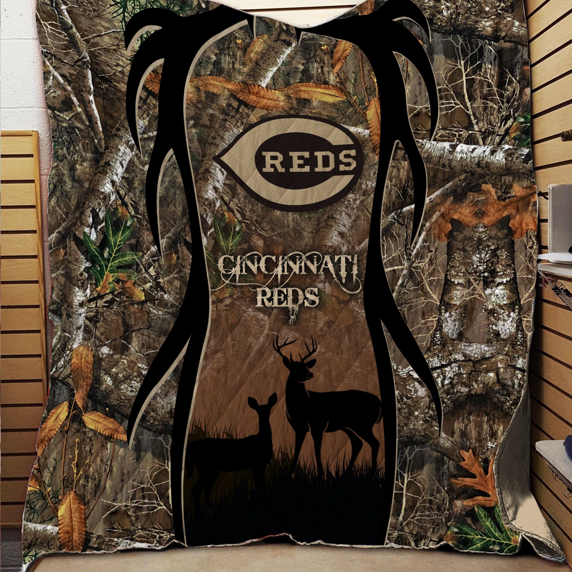 Cincinnati Reds Hunting Realtree Camo Quilt 263 L1MTH1850