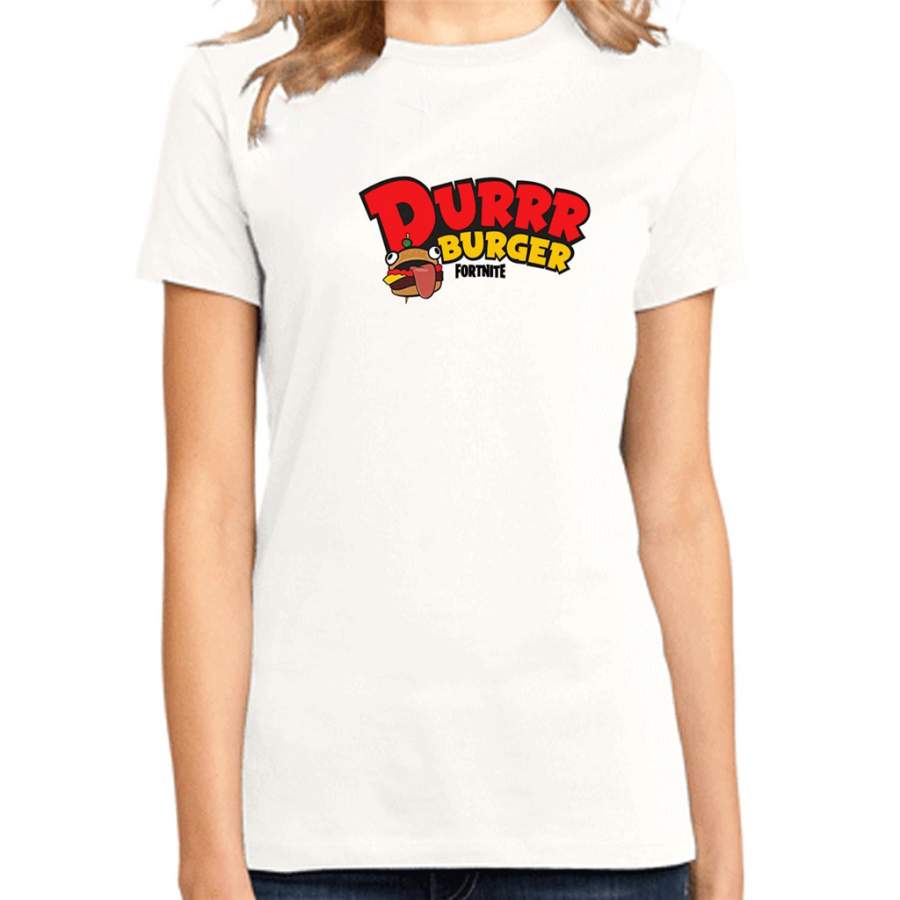 Fortnite Durrr Burger – District Made Ladies Shirt