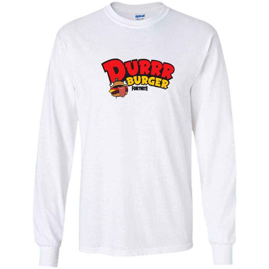 Fortnite Durrr Burger – Gildan Long Sleeve Shirt