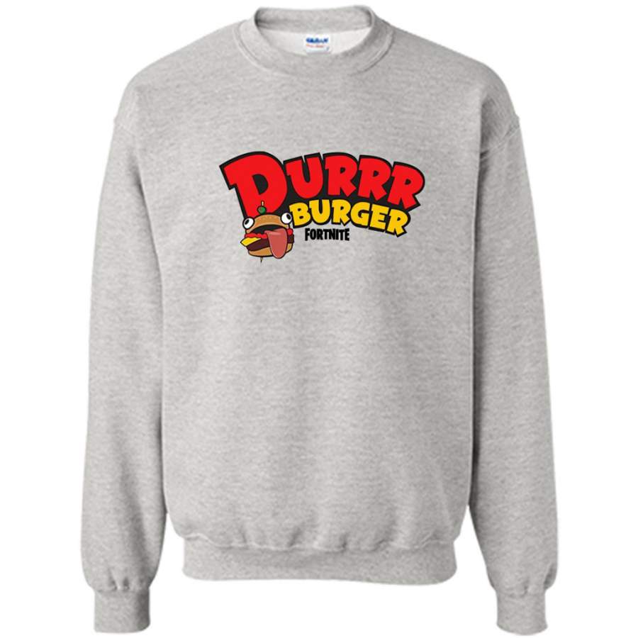 Fortnite Durrr Burger – Gildan Crewneck Sweatshirt