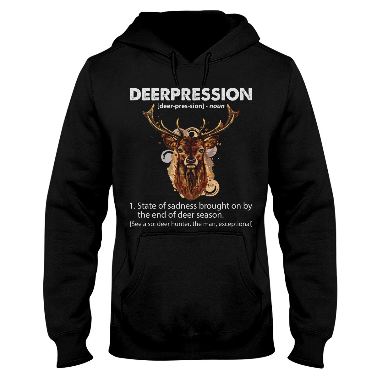 Deerpression Deer Hunting Shirt For Men, Best Bowhunter Hoodie