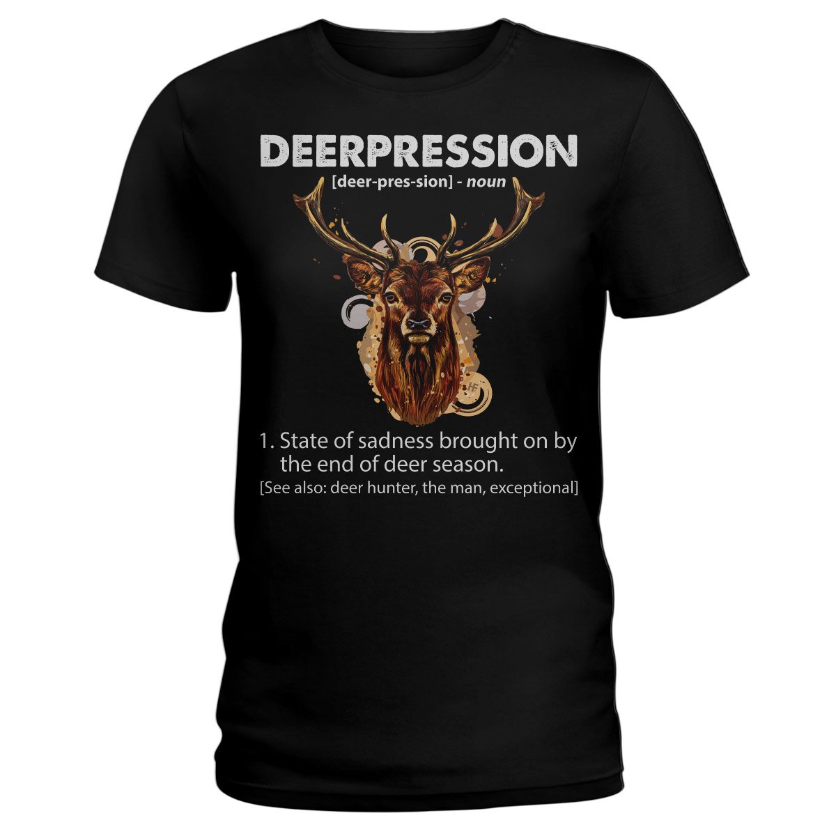 Deerpression Deer Hunting Shirt For Men, Best Bowhunter Ladies T-Shirt