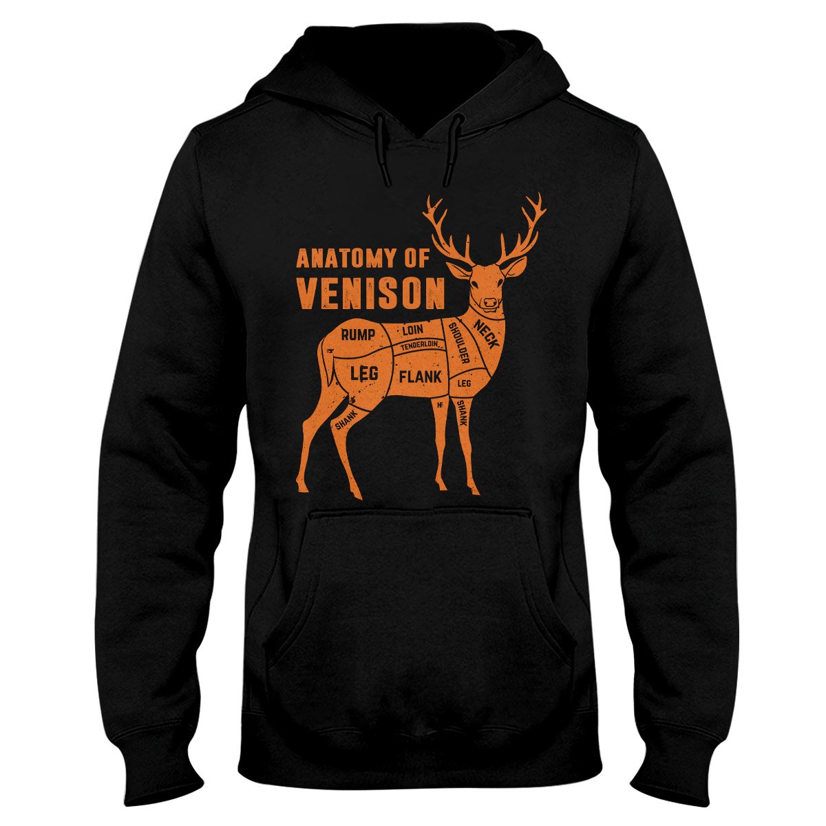 Anatomy Of Venison Cut Deer Hunting Shirt, Cool Hunter Hoodie