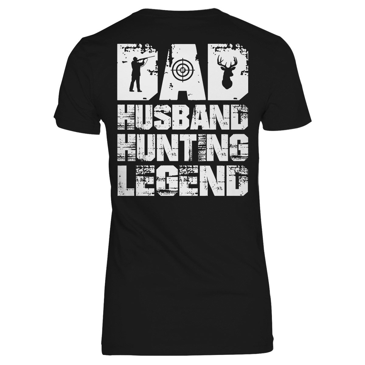 Dad Husband Hunting Legend Ez20 2801 Women V-Neck T-Shirt