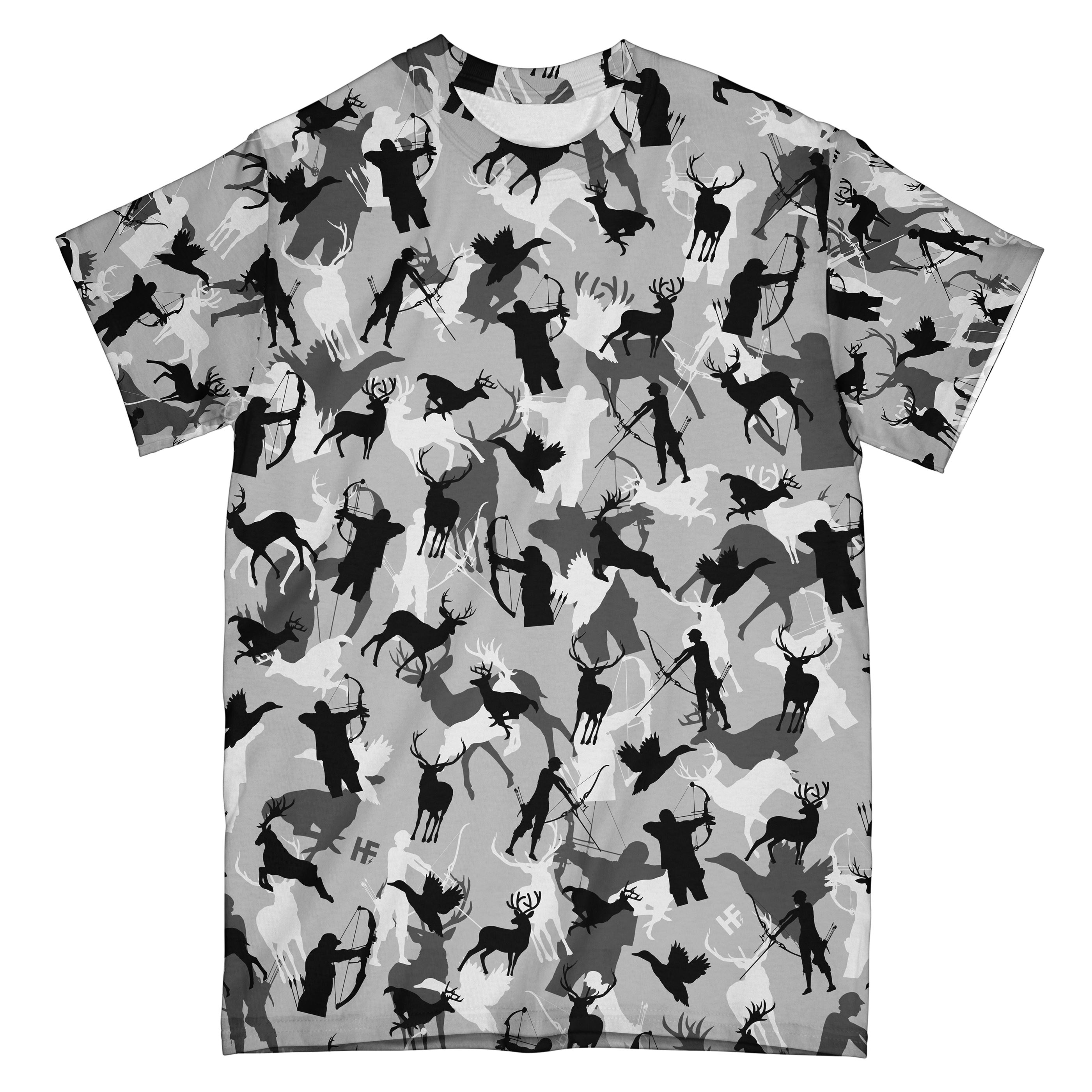 Camouflage Bow Hunting Archery V1 Ez20 0501 All Over Print T-Shirt