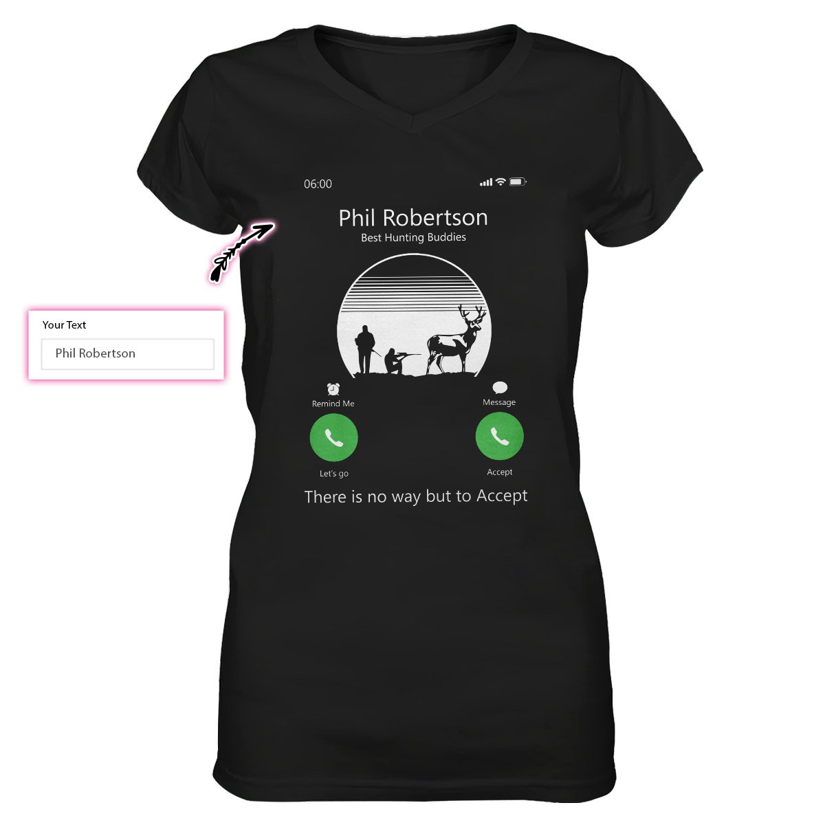 Best Hunting Buddies Are Calling Ez26 1110 Custom Women V-Neck T-Shirt