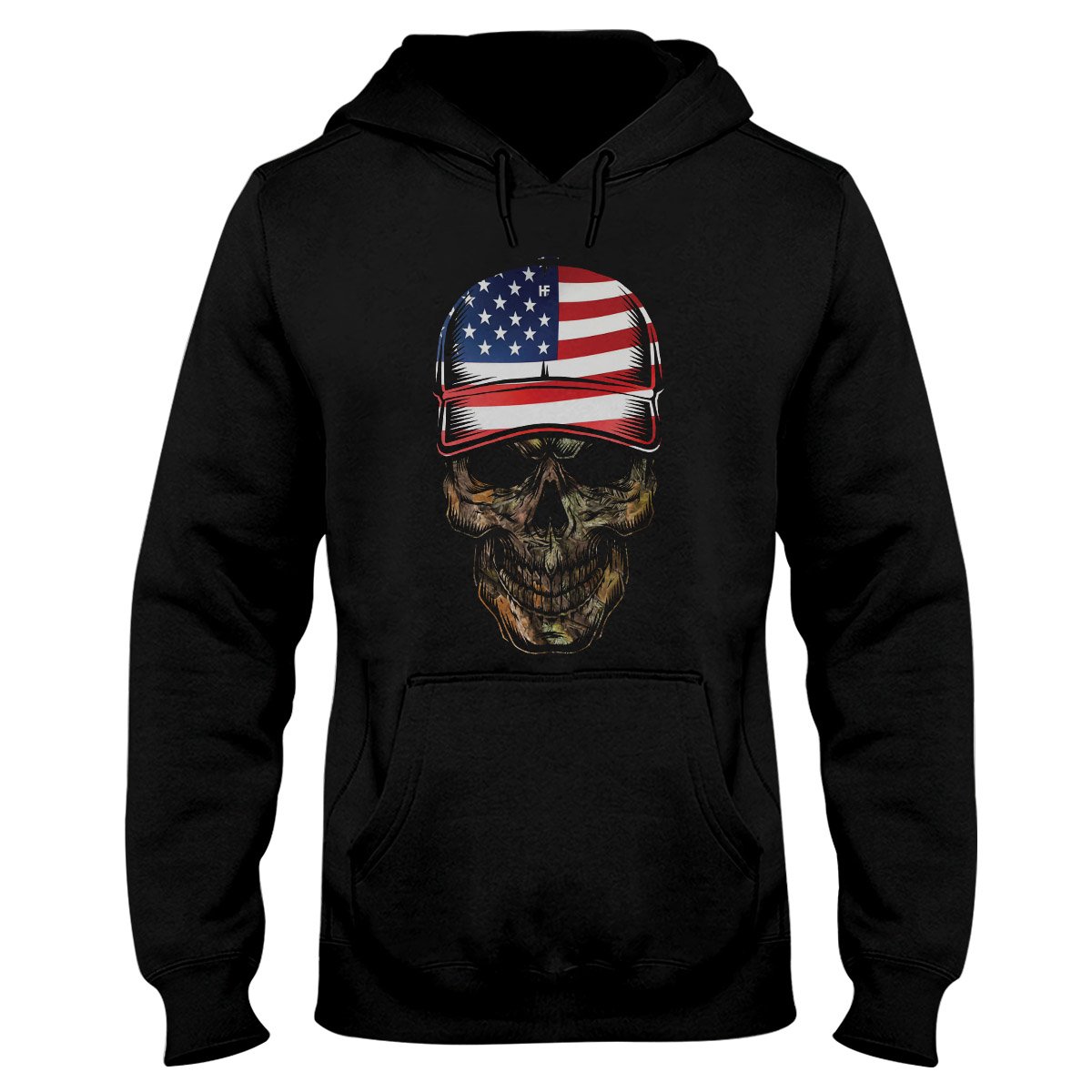 Deer Hunting Skull American Hunters Ez26 2610 Hoodie