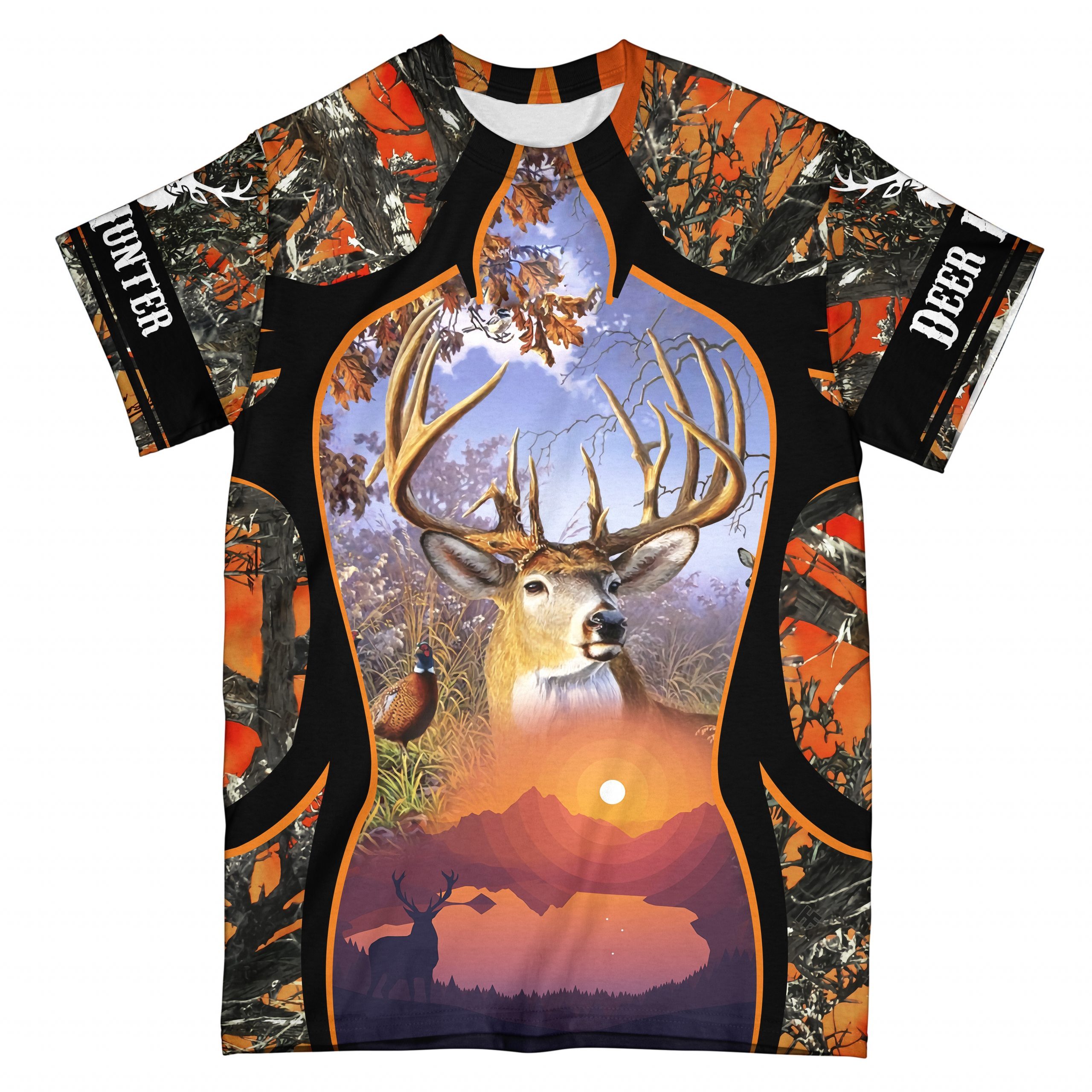 Deer Hunting Ez15 2508 All Over T-Shirt