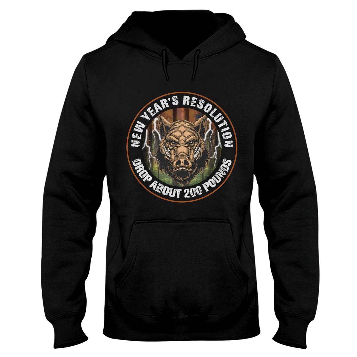 2021 Drop 200 Pounds Boar Hunting EZ26 1612 Hoodie