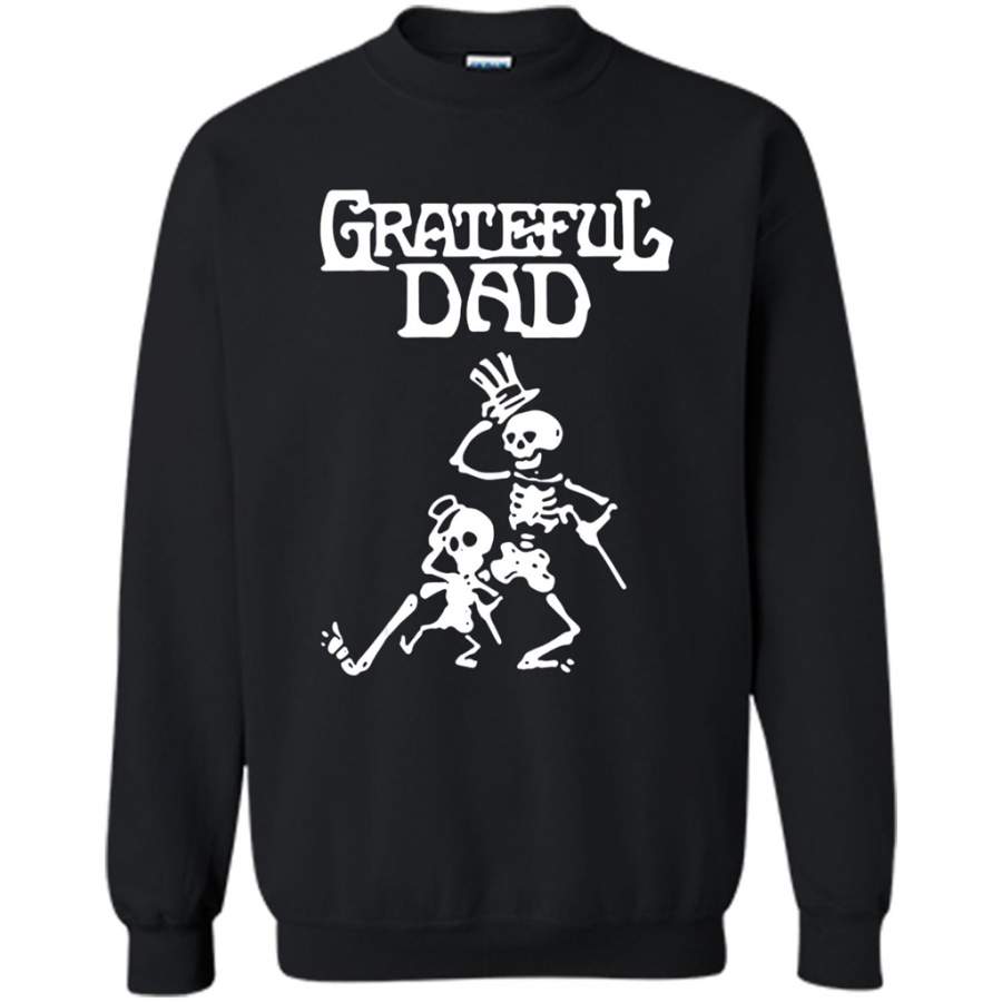 Grateful dad big and small – Gildan Crewneck Sweatshirt