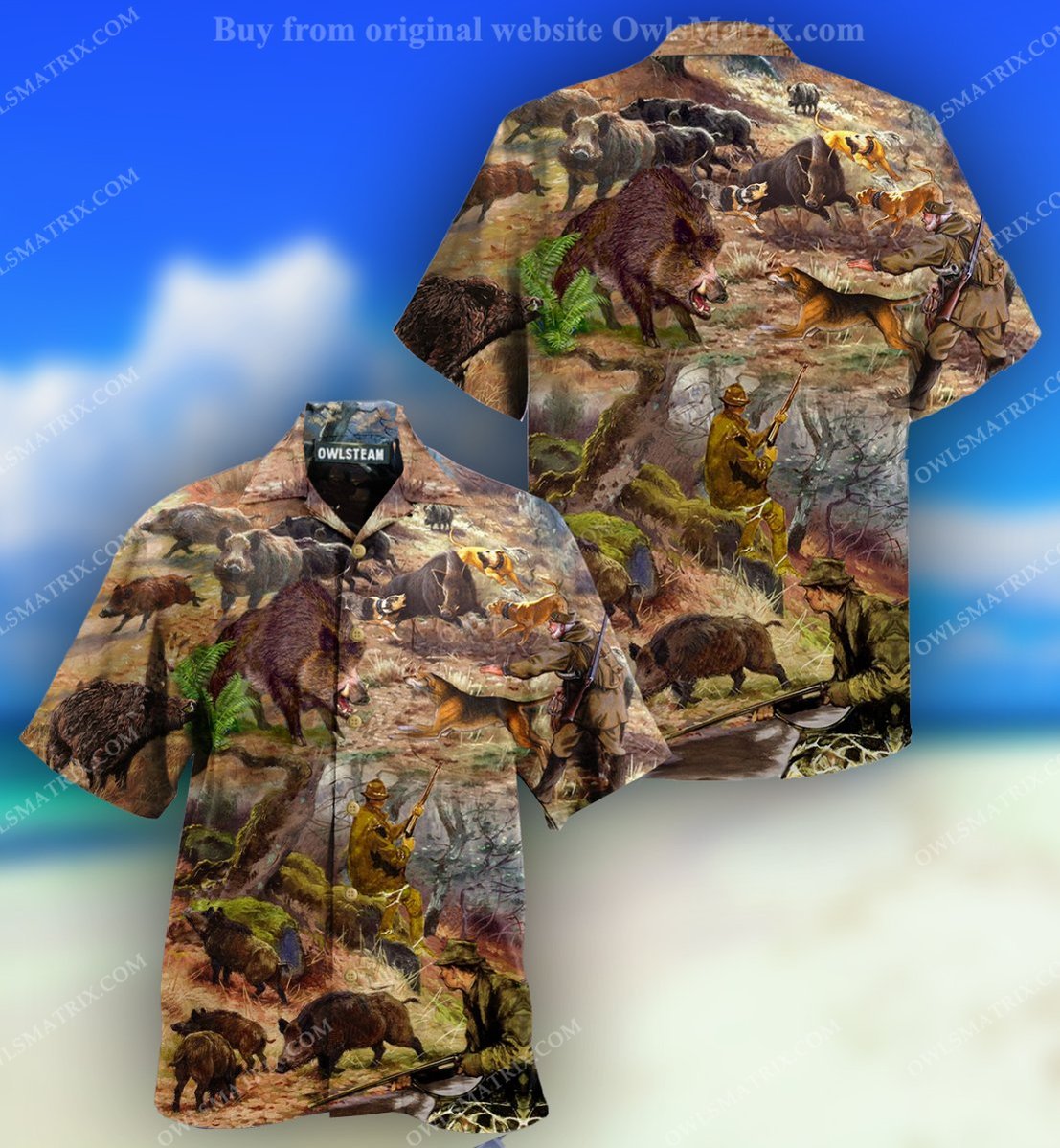 AllI Care About Is Hunting And Maybe 3 People Limited Edition – Hawaiian Shirt