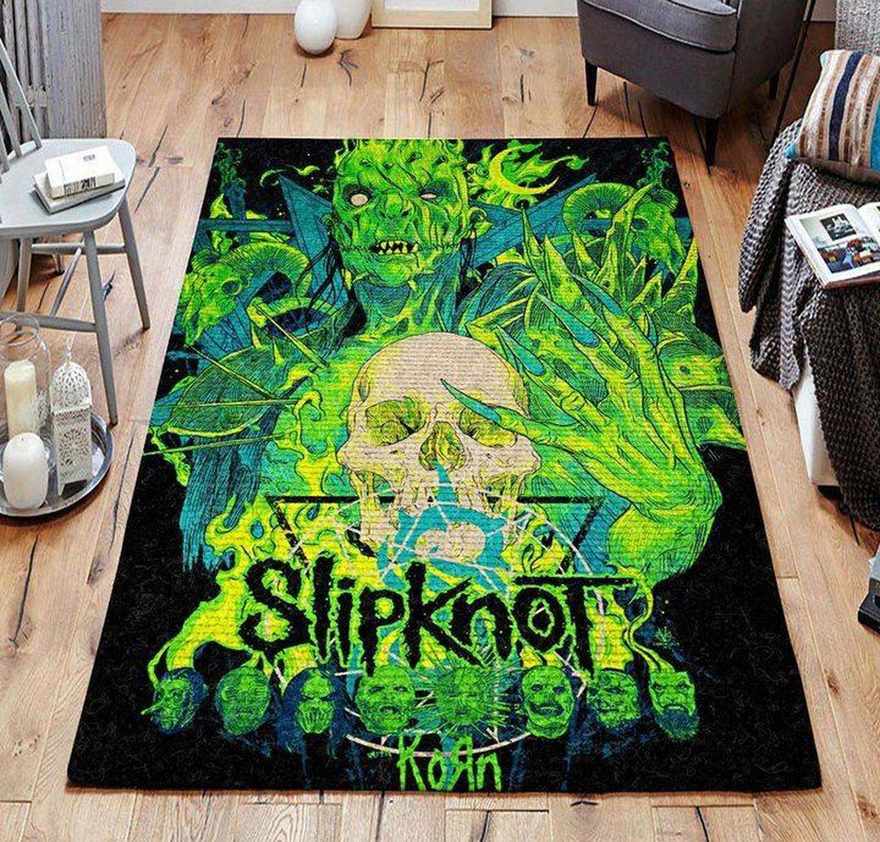 Slipknot Music Area Rugs Living Room Carpet FN251222 Local Brands Floor Decor