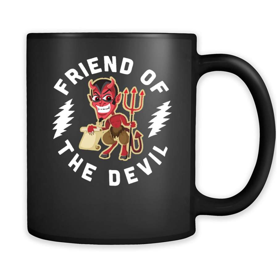 Grateful Dead Friend Of The Devil – Full-Wrap Coffee Black Mug