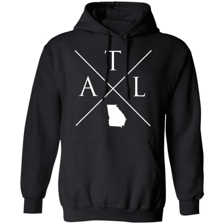 Crossmark ATL GA Black Atlanta Georgia Hoodie