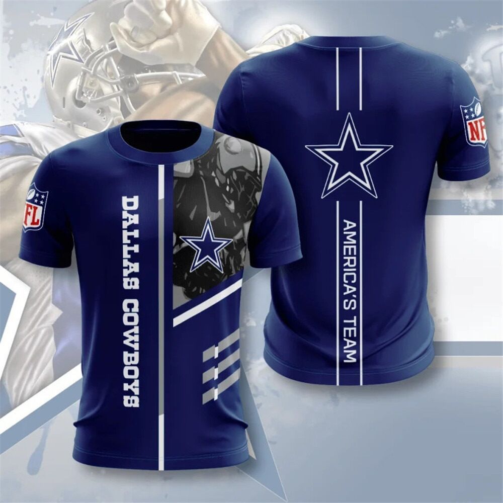 DALLAS COWBOYS 3D PRINTED MESH T-Shirt