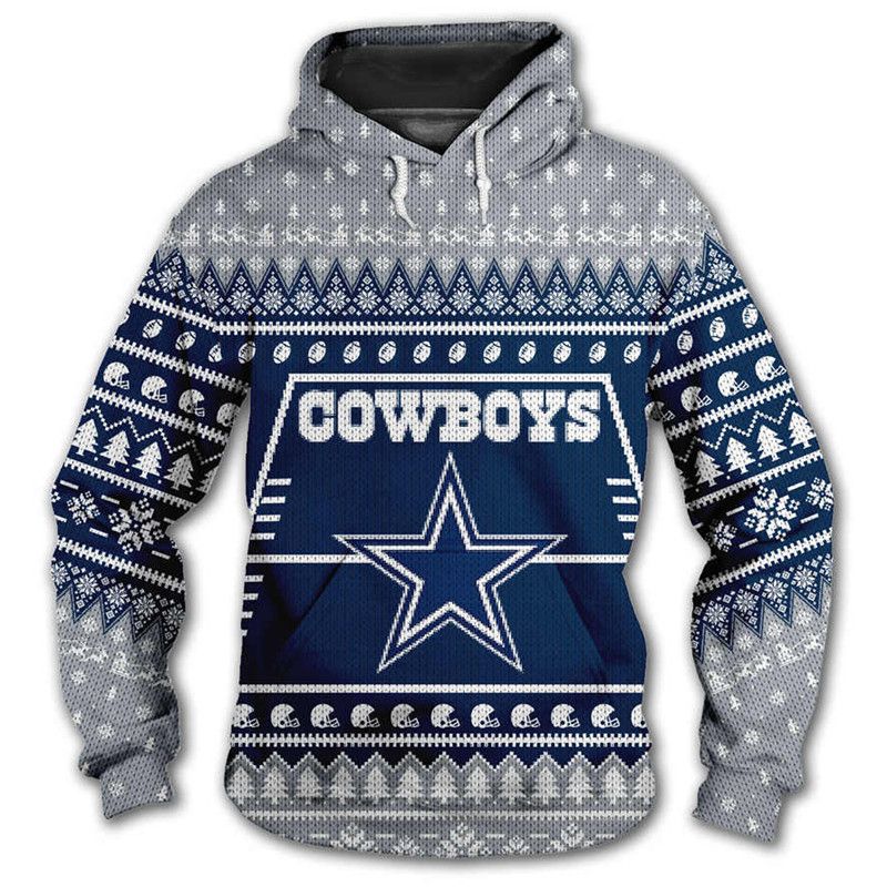 Dallas Cowboys Hooded Pullover Unisex Casual Sweatshirt