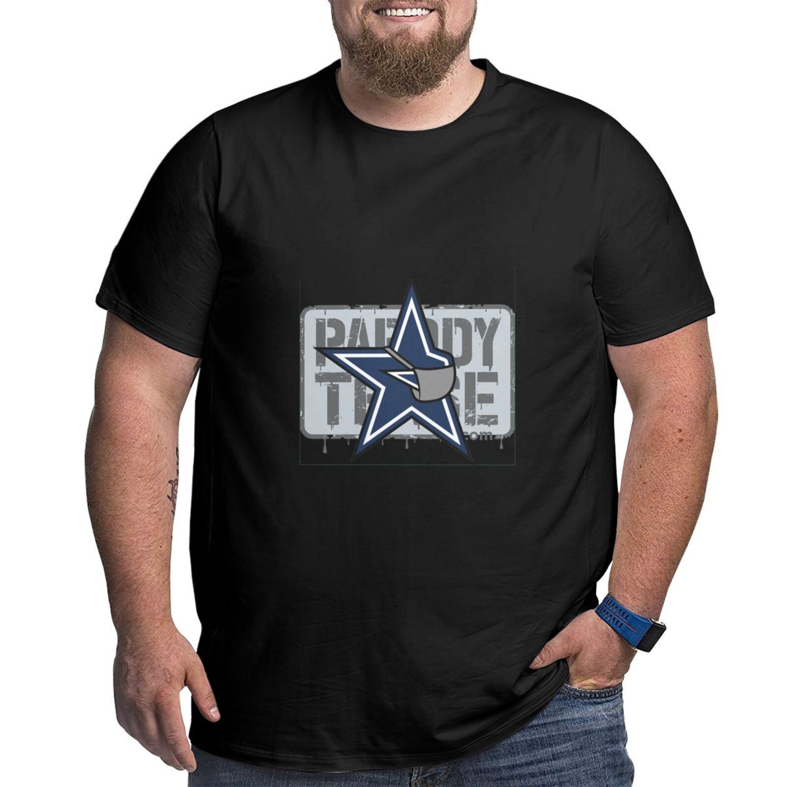 Dallas Cowboys Men’s Short-Sleeved Plus Size T-Shirt