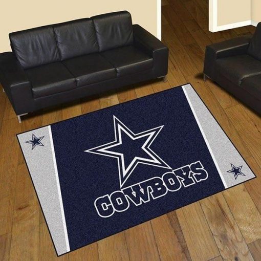 Dallas Cowboys Rug, Football Area Rugs Christmas Custom Logo Floor Rug Carpet Home Decor