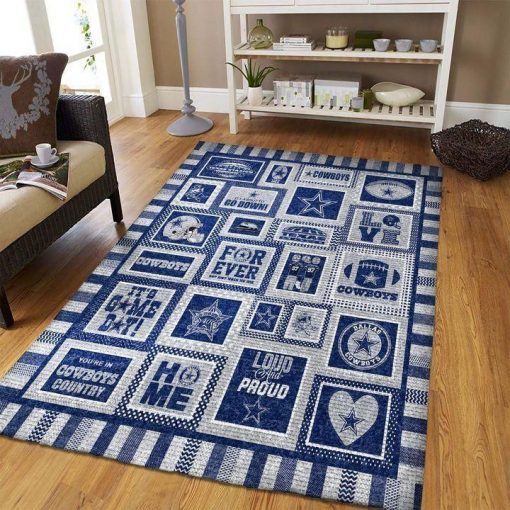 Dallas Cowboys Area Rugs Christmas Rug Custom Logo Floor Rug Carpet Home Decor