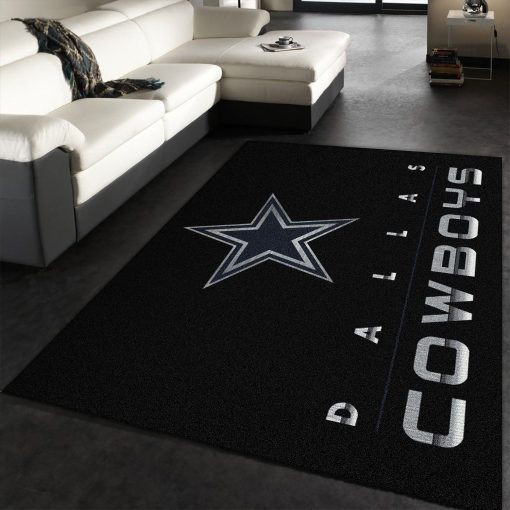 Dallas Cowboys Area Rug Christmas Rug Football Rug All Over Print Logo Custom Area Rug Carpet Full Sizes Home Living Rug Carpet Decor