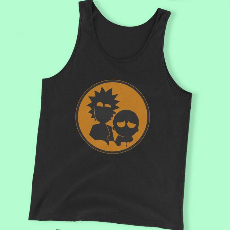 Rick And Morty Dragon Ball Logo Men’S Tank Top