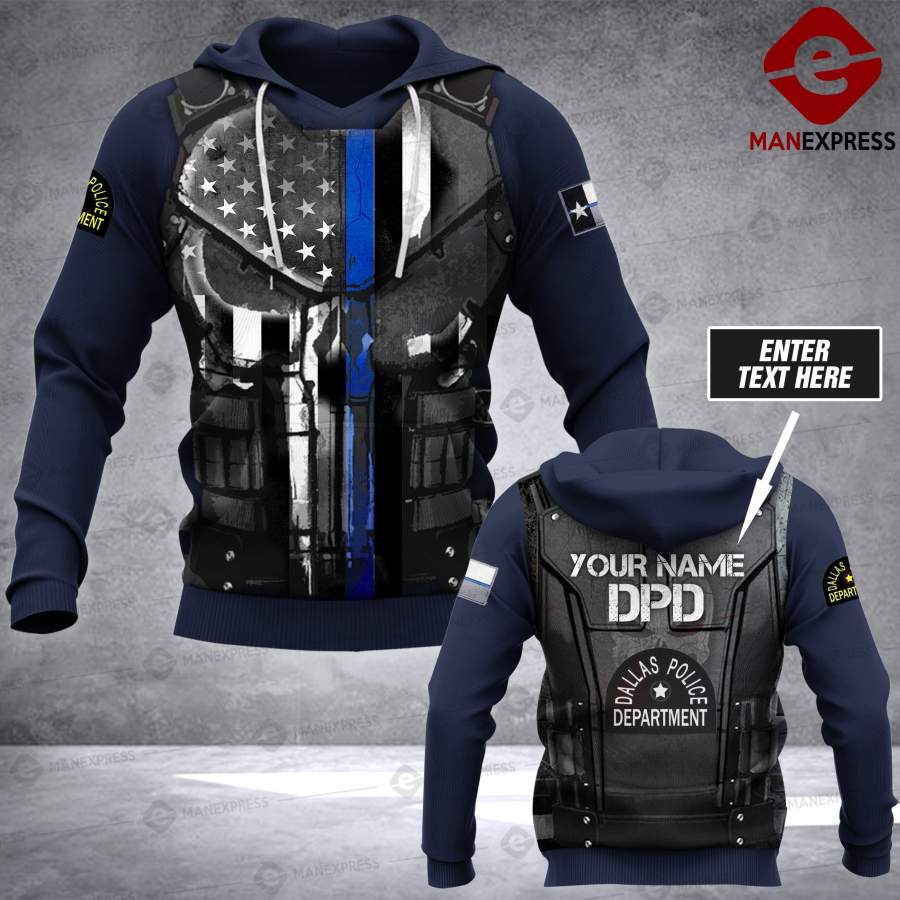 Customized Dallas Dpd Armor Pot All-over Pullover Hoodie Print Unisex