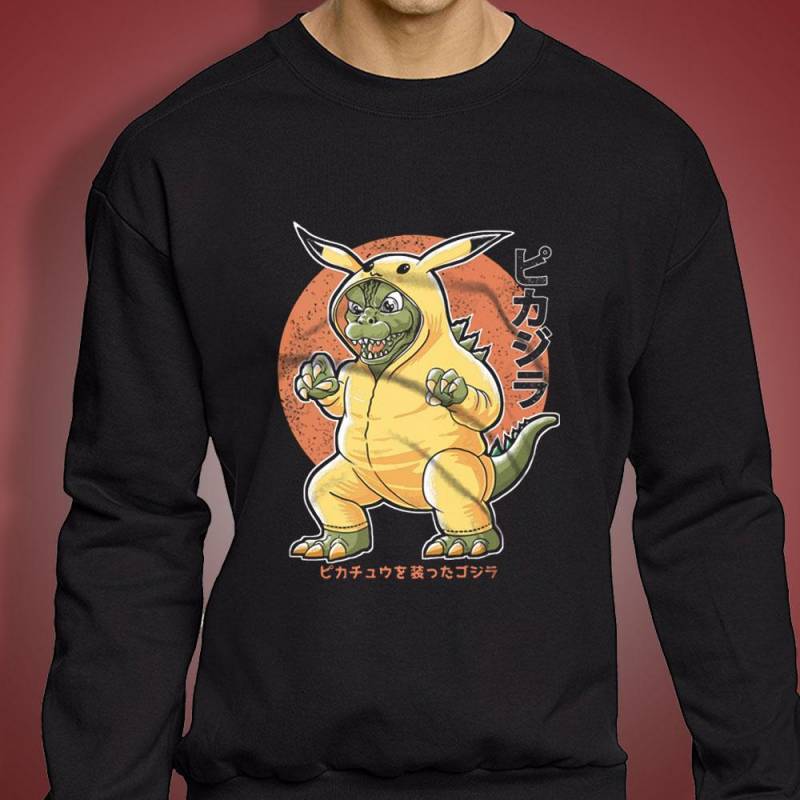 Pikazilla Pokemon King Of The Masters Men’S Sweatshirt