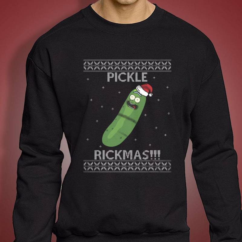 Pickle Rickmas Rick And Morty Christmas Men’S Sweatshirt