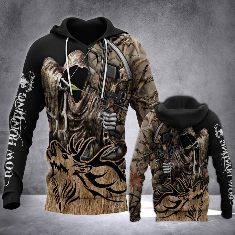 Bow Hunting All-over print unisex pullover hoodie 112 style