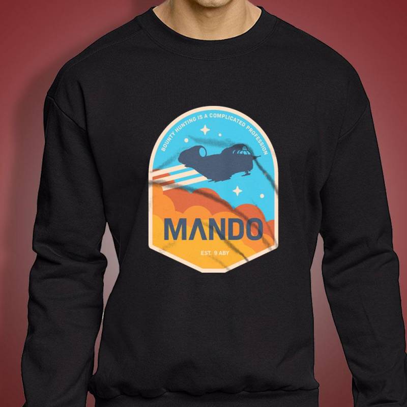 Mando Bounty Hunting Is A Complicated Profession Logo Men’S Sweatshirt