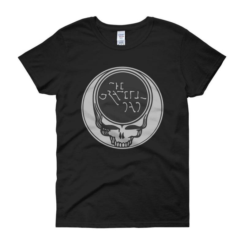 Gratefull Dad Logo Skull Women’S T Shirt