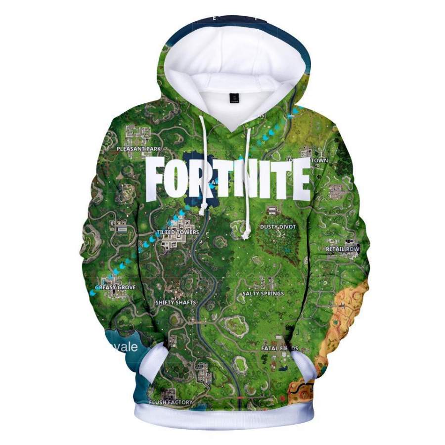 3D Fortnite Printed Pullover Hoodie Sweatshirts Jacket Outerwear For Men Women – 3D All Over Printed – VF427