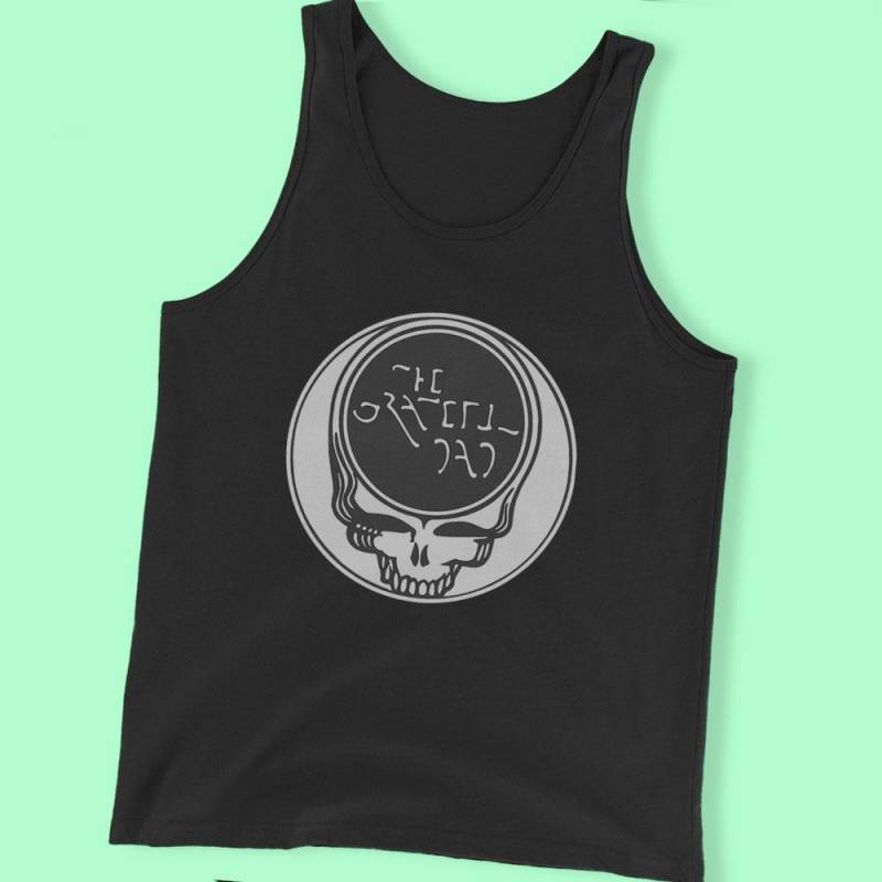 Gratefull Dad Logo Skull Men’S Tank Top